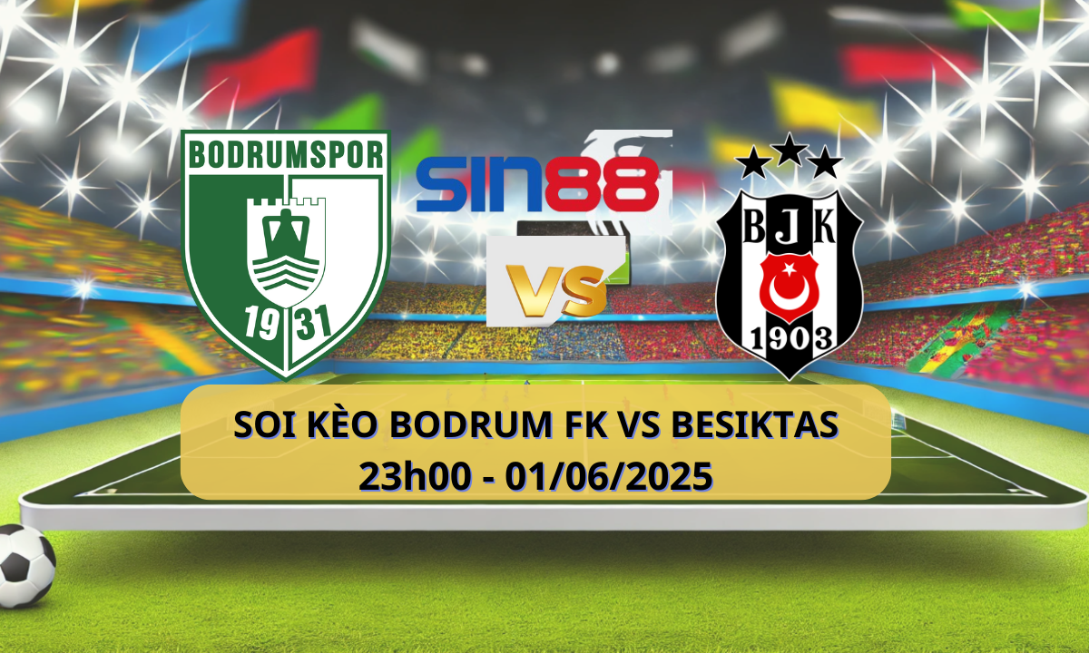 Biểu ngữ trận đấu Bodrumspor và Beşiktaş